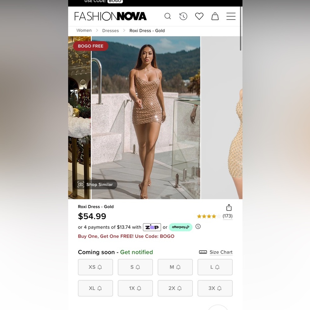 Fashion nova sold out dress new with tags